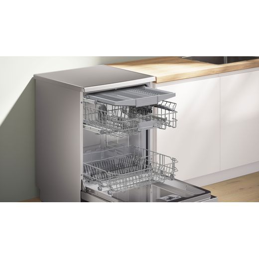 Bosch Series 2 Standard Dishwasher - Silver - Dishwasher in kitchen shot