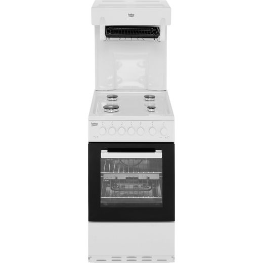 Beko KA52NEW 50cm Gas Cooker with Full Width Gas Grill - White