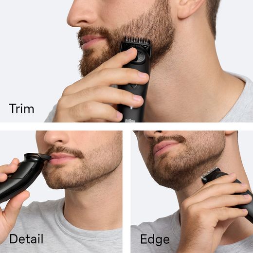 Braun Series 5 Mens Shaver - Black - Annotation - Trims shot