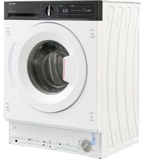 sharp integrated washing machine