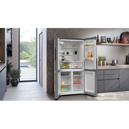 Bosch Series 8 American Fridge Freezer - Stainless Steel Effect - Fridge freezer in kitchen
