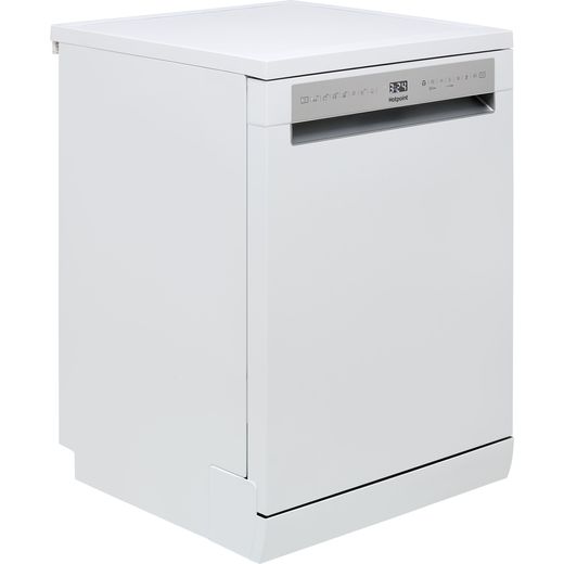 Hotpoint Standard Dishwasher - White - Right perspective