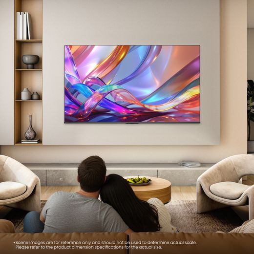 Hisense 55" 4K Ultra HD QLED Smart Freely TV [2026] - TV in room