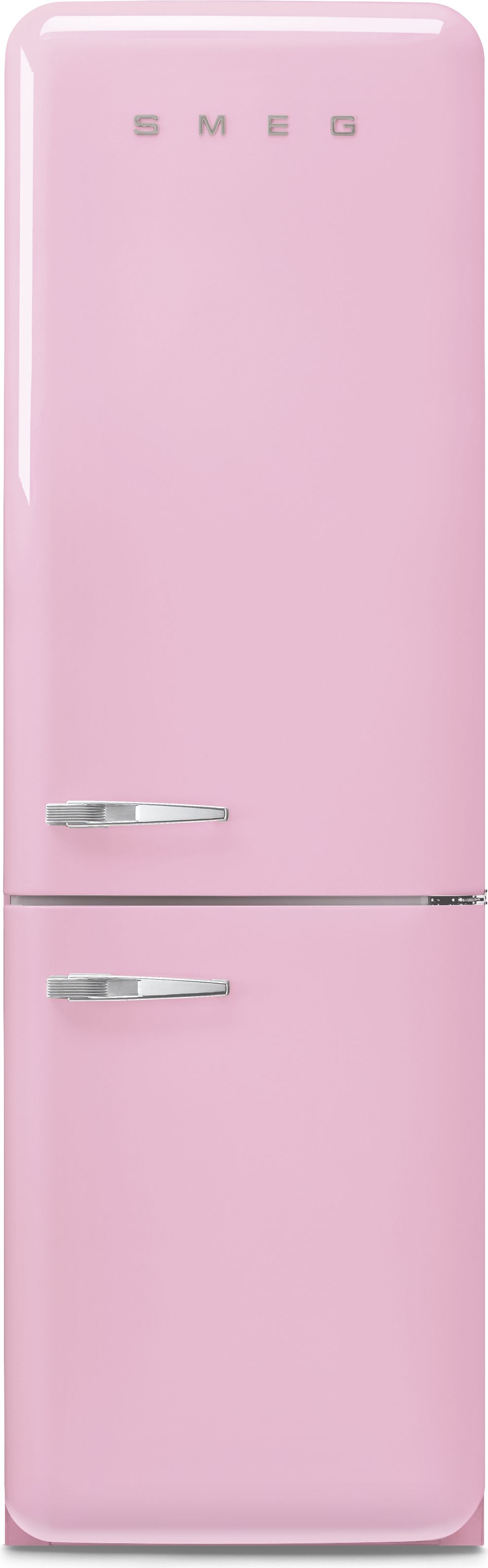 Smeg FAB32RPK6UK Fridge Freezer - Pink - 331L Total Capacity - C Energy Rated