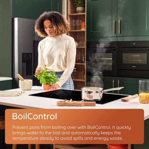 Hotpoint HTX6014DCF 59cm Induction Hob - Black - Annotation - BoilControl