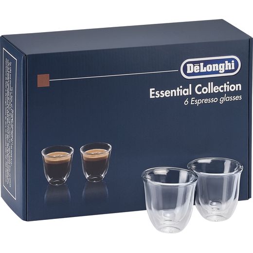 De'Longhi Essentials DLKC300 Espresso Glasses