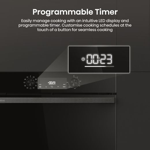 Hisense Hi2 BI624CBPGUK Built In Electric Single Oven - Jet Black