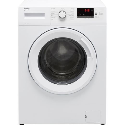 Beko WTK84151W 8Kg Washing Machine with 1400 rpm - White - C Rated