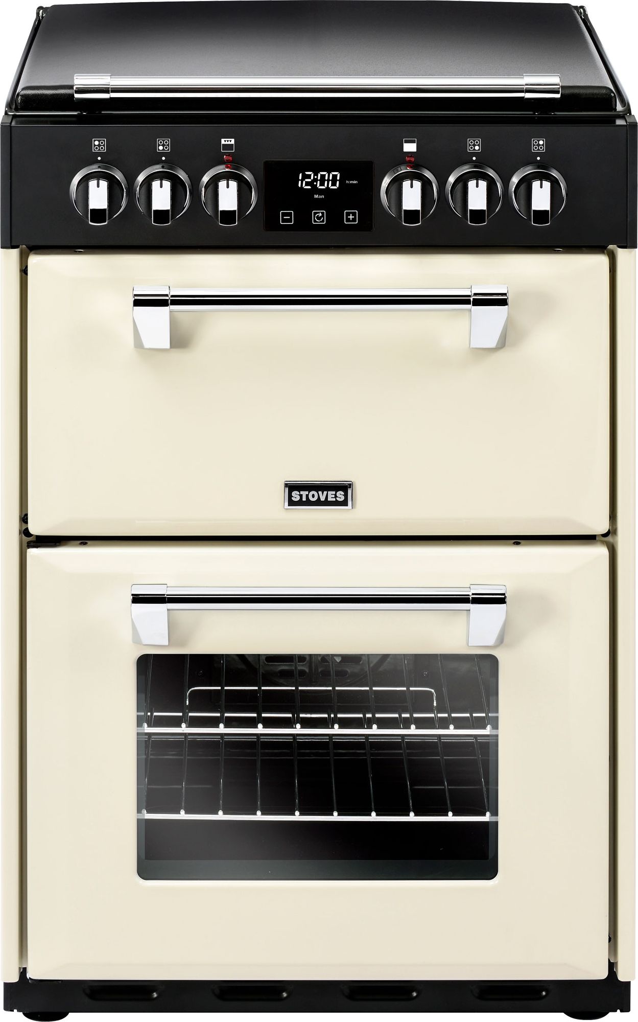Stoves Richmond600E 60cm Electric Cooker with Ceramic Hob - Cream - A/A Rated, Cream