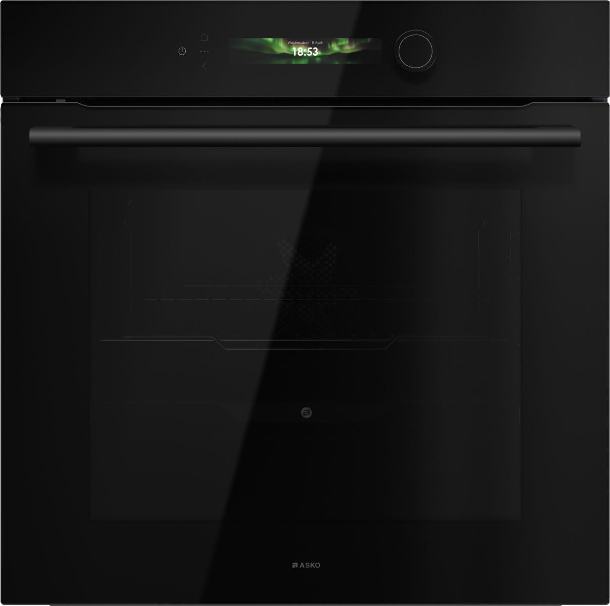 Asko OTP56BGH Electric Single Oven - Pyrolytic - 71L - Black