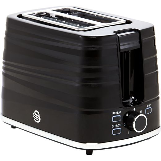 Swan Symphony ST31050BN 2 Slice Toaster - Black