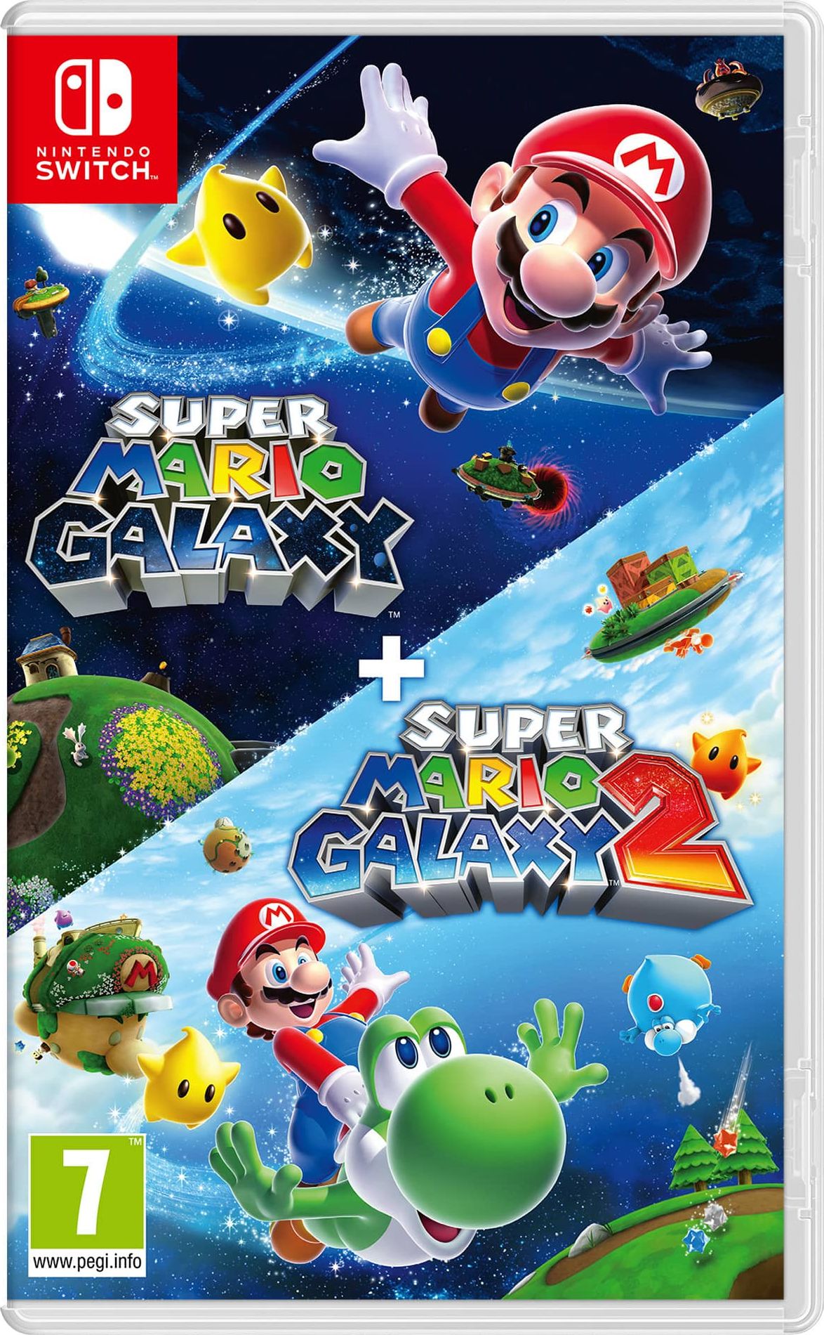 Image of Super Mario Galaxy + Super Mario Galaxy 2 for Nintendo Switch, White