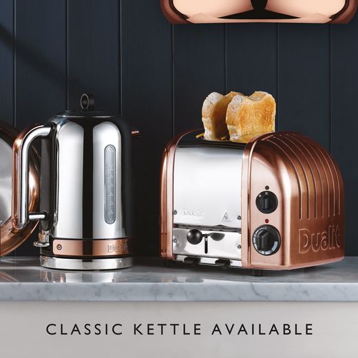 Dualit Classic 27450 2 Slice Toaster - Copper - Annotation - Classic kettle available shot