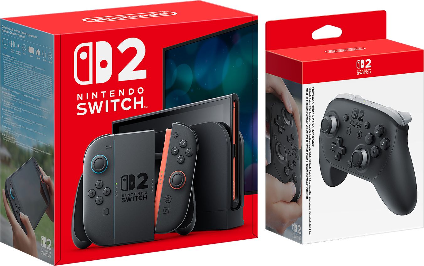 Image of Nintendo Switch 2 256GB with Pro Controller - Black, Black
