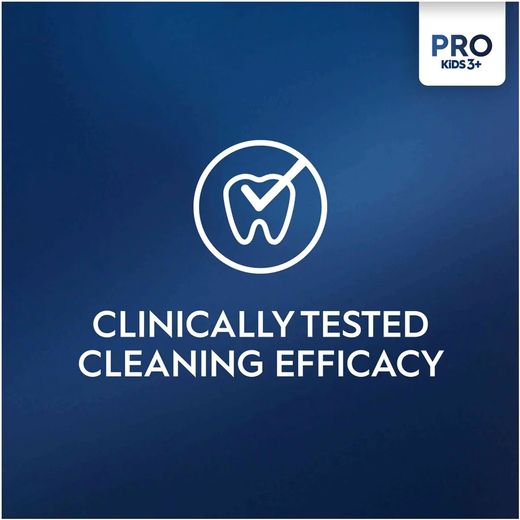 Oral-B Vitality PRO Kids Frozen Electric Toothbrush - Blue - Annotation - Clinically tested