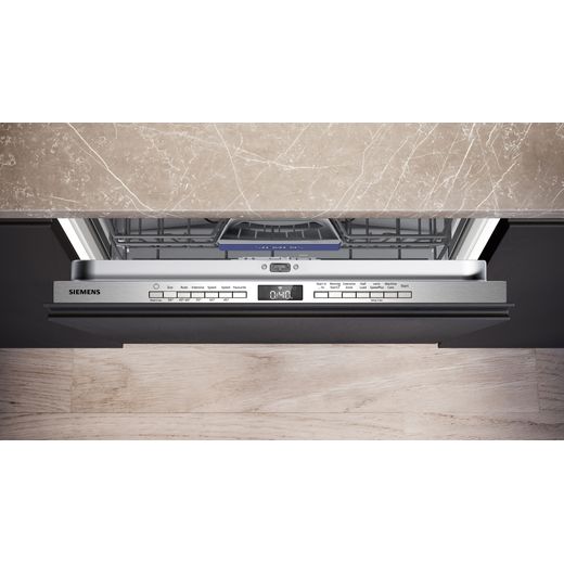 Siemens IQ-300 Integrated Standard Dishwasher - Silver - Control panel shot