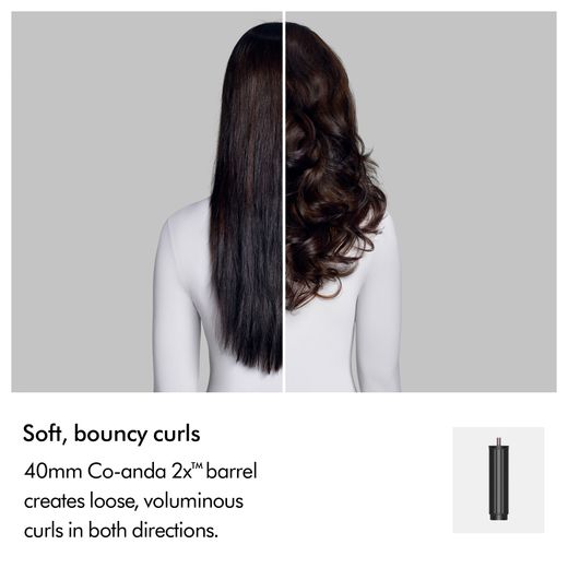 Dyson Airwrap Co-anda 2x™ Straight & Wavy 596885-01 Hot Air Styler - Ceramic Pink / Rose Gold - Annotation - bouncy curls shot