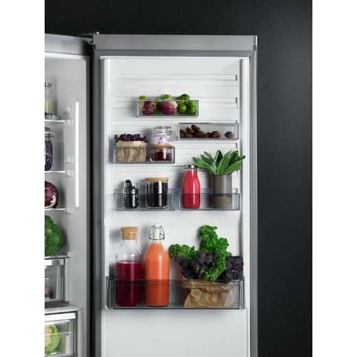 AEG 8000 Series Fridge Freezer - Stainless Steel - Door shelf shot