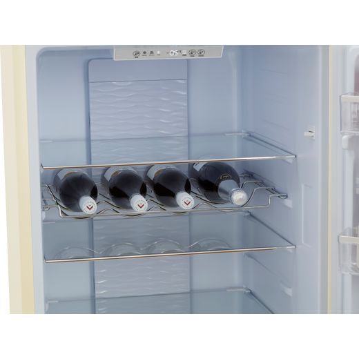 CDA 60/40 Frost Free Fridge Freezer - Cream - Bottle rack