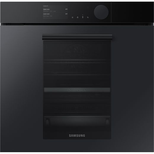 Samsung Infinite NV75T9979CD Wifi Connected Built In Electric Single Oven with added Steam Function - Satin Grey - A+ Rated