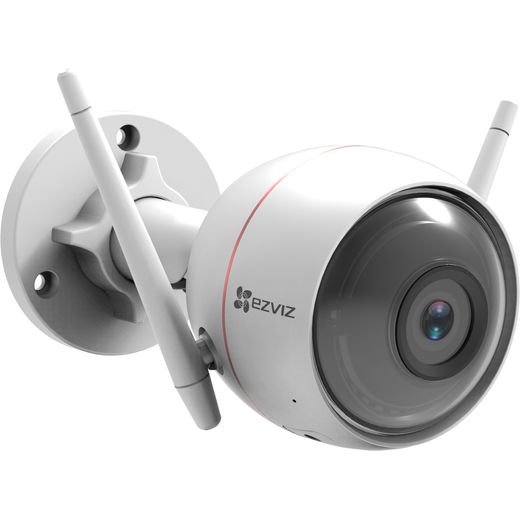 EZVIZ WiFi Smart Home Security Camera With Strobe Light Full HD 1080p - White