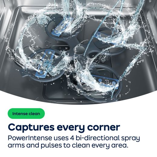 Beko CornerIntense™ Standard Dishwasher - Anthracite - AO Annotation - PowerIntense