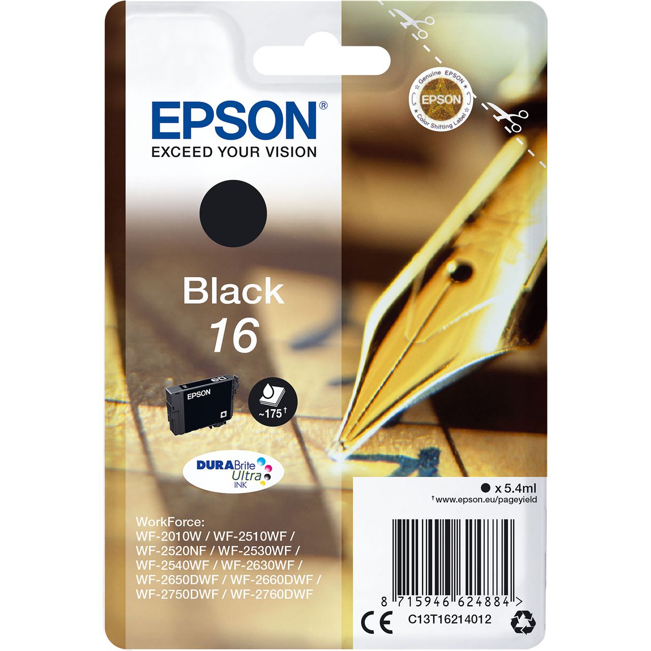 Epson Pen & Crossword Singlepack Black 16 DURABrite Ultra Ink Review