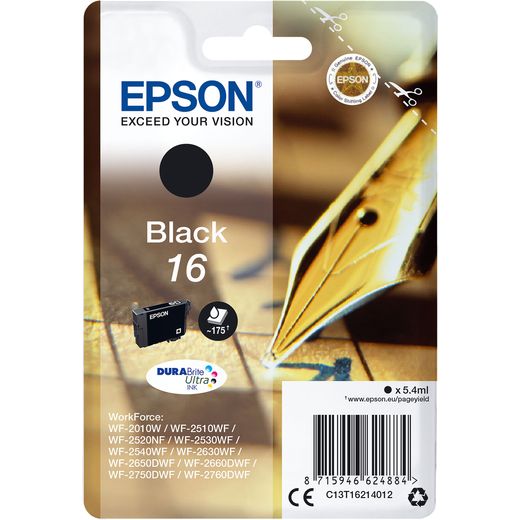 Epson Pen & Crossword Singlepack Black 16 DURABrite Ultra Ink