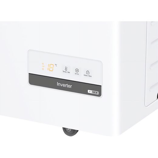 Haier Chest Freezer - White - Control panel