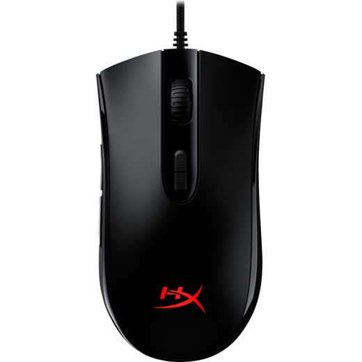 HP Victus 15-fa2300na 15.6" Gaming Laptop - NVIDIA® GeForce® RTX™ 4050, Intel® Core™ i5, 512GB SSD - With HyperX Pulsefire Core - Gaming Mouse, HyperX Pulsefire Mat - Gaming Mouse Pad - Black - With Gaming Mouse + Gaming Mouse Pad - Front mouse shot