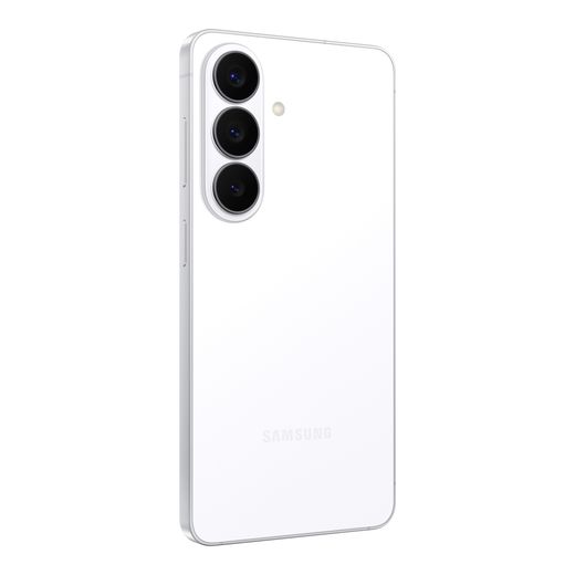 Samsung Galaxy S26 512GB Smartphone in White - Back right perpsective shot