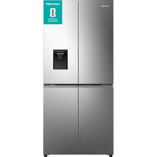 Hisense American Fridge Freezer - Stainless Steel - Front shot