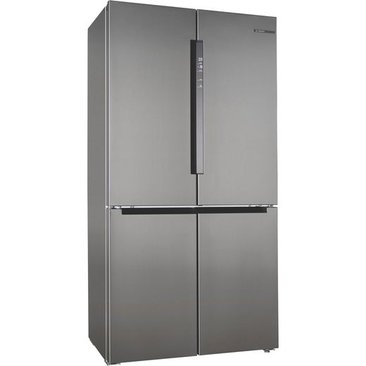 Bosch Series 4 American Fridge Freezer - Stainless Steel Effect - Right perspective