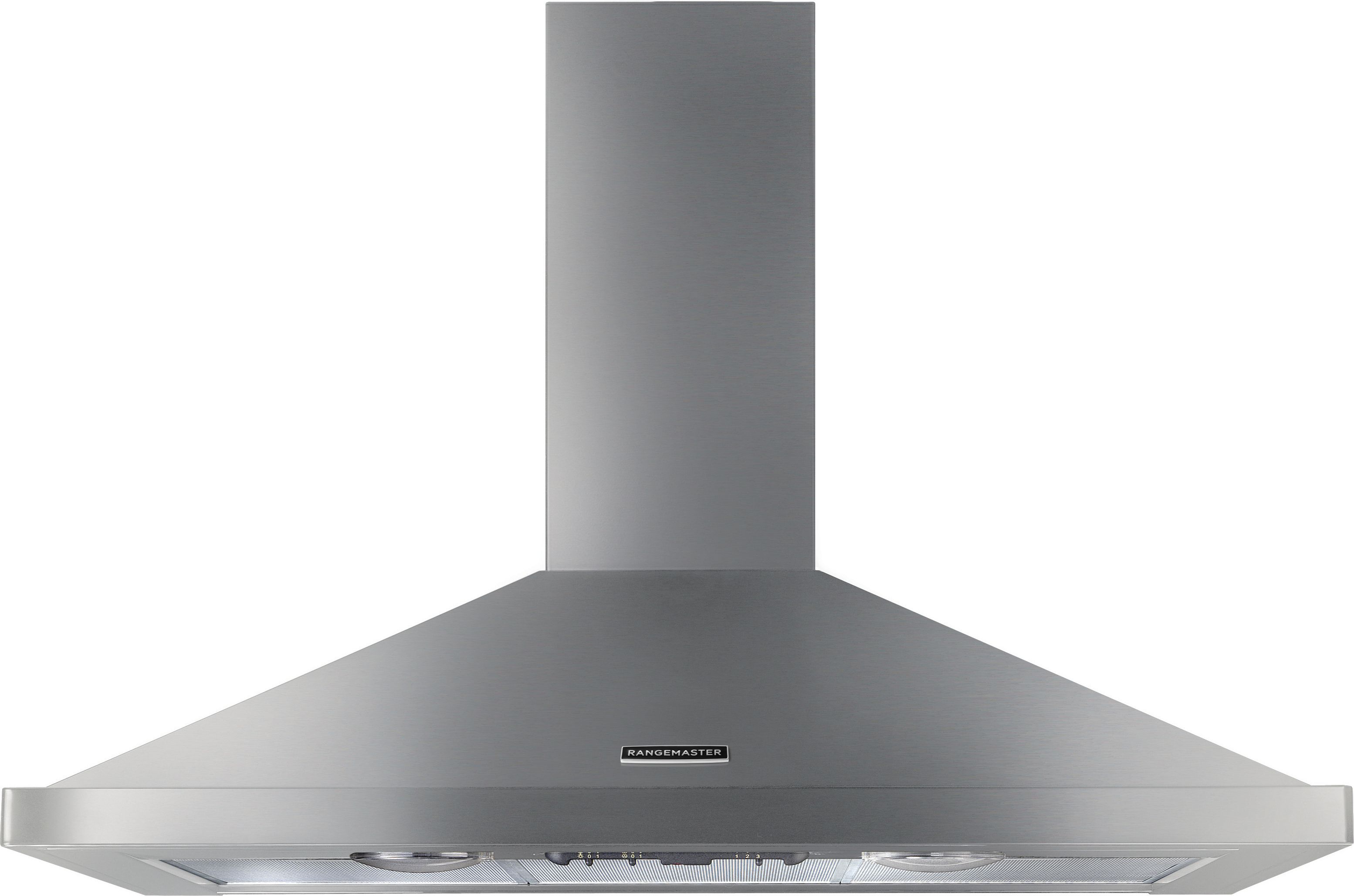 Image of Rangemaster RHDC110SS/C 110cm Chimney Cooker Hood - Stainless Steel, Stainless Steel