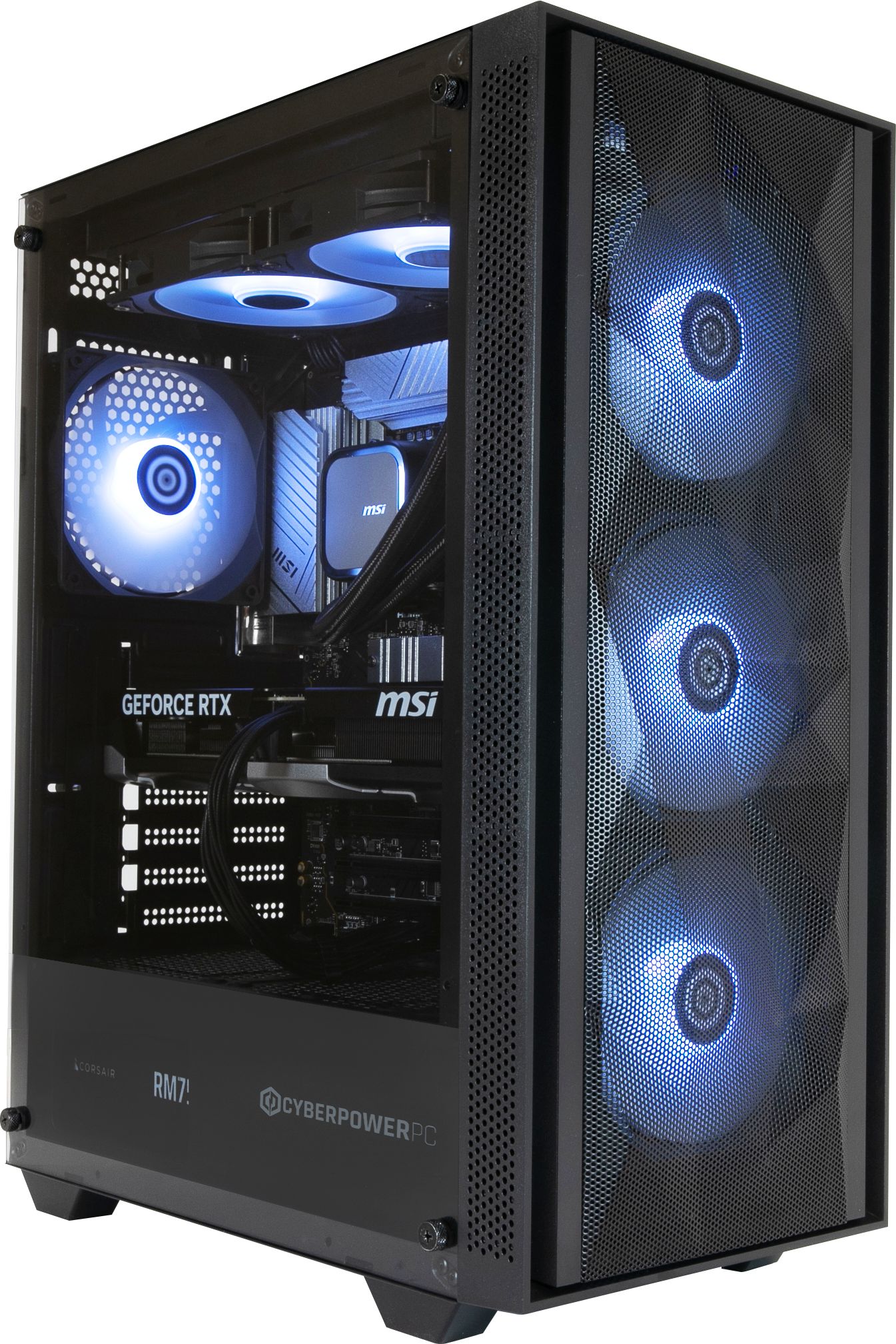 CyberPowerPC - Gaming Desktop PC - AMD Ryzen 5 8500G - 16GB RAM - 1TB SSD - AMD Radeon 780M Graphics - Black