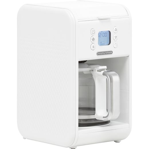 Morphy Richards Verve 163007 Filter Coffee Machine with Timer - White