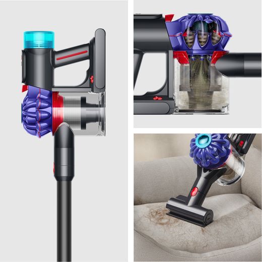 Dyson V10 Konical + Auto-empty Dok Cordless Vacuum Cleaner - Black / Copper - close up detail shot 