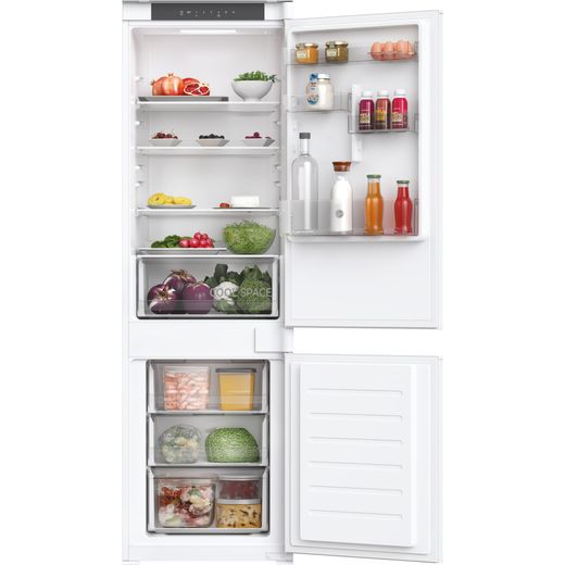 Hoover HOBL3518FK Integrated Fridge Freezer with Sliding Door Fixing Kit - White - F Rated