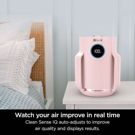 Shark NeverChange5 Compact Pro HP072UKPK Air Purifier - Quartz - Annotation - clear air shot