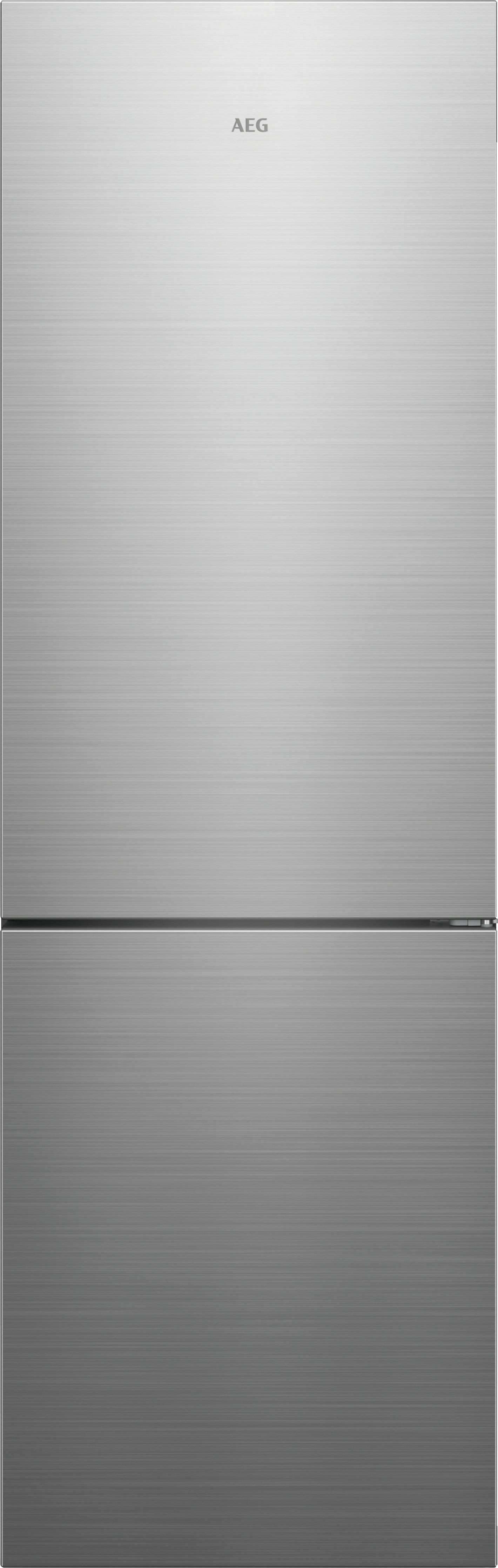 AEG Freestanding Fridge Freezer - Stainless Steel - MultiFlow, GreenZone+, TwinTech No Frost