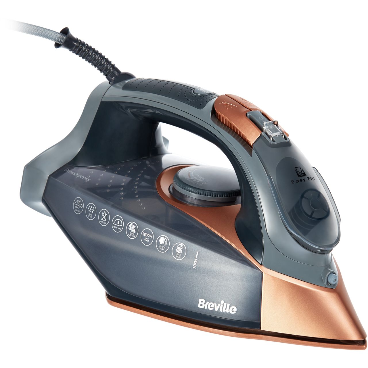 Breville PressXpress 2800W VIN407 2800 Watt Iron -Grey / Rose Gold Review