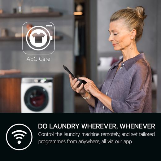 AEG 9Kg Washing Machine - White - App