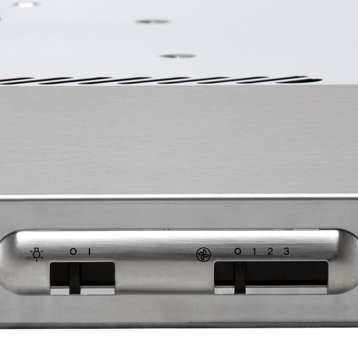 Indesit 60 cm Visor Cooker Hood - Stainless Steel