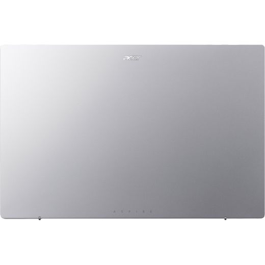 Acer Aspire Lite AL15-61P Laptop - AMD Ryzen™ 7, 512GB SSD, 16 GB RAM - Silver - Top view shot
