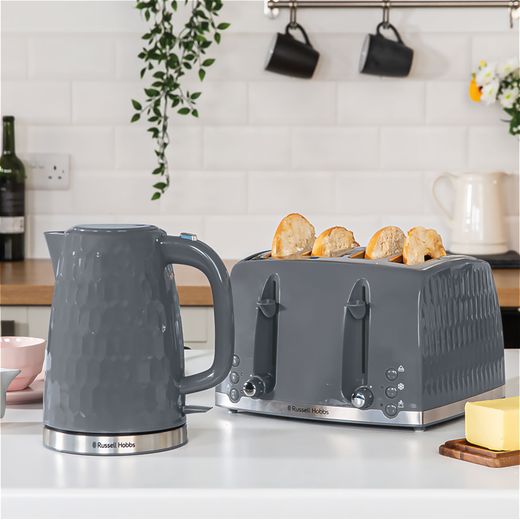 Russell Hobbs Honeycomb 26053 Kettle - Grey - Collection shot