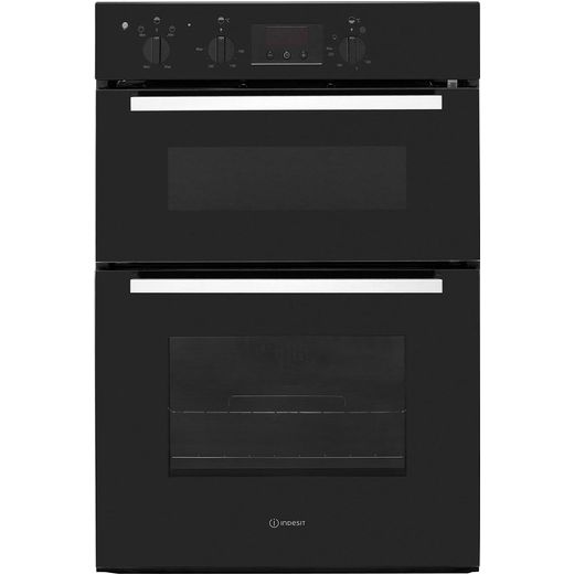IDD6340BL Indesit Double Oven Black