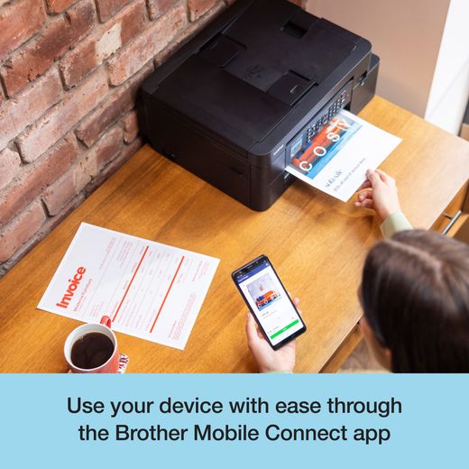 Brother MFC-J4350DW All-in-One Printer - Black - Annotation - Mobile connect app