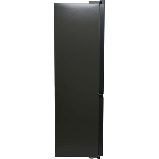Midea Insta Fit Master American Fridge Freezer - Midnight Glass - Side shot
