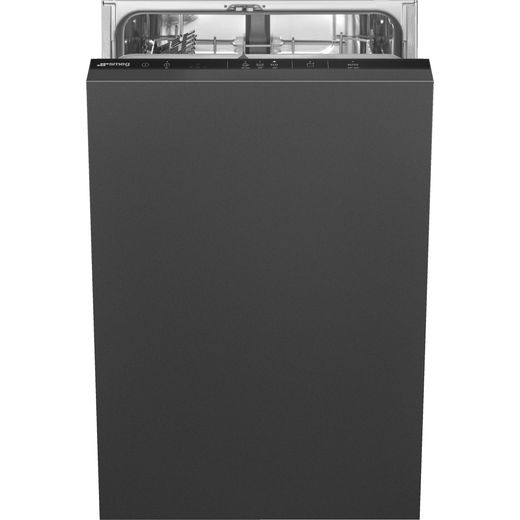 Smeg DI4522 Built In Slimline Dishwasher - Black