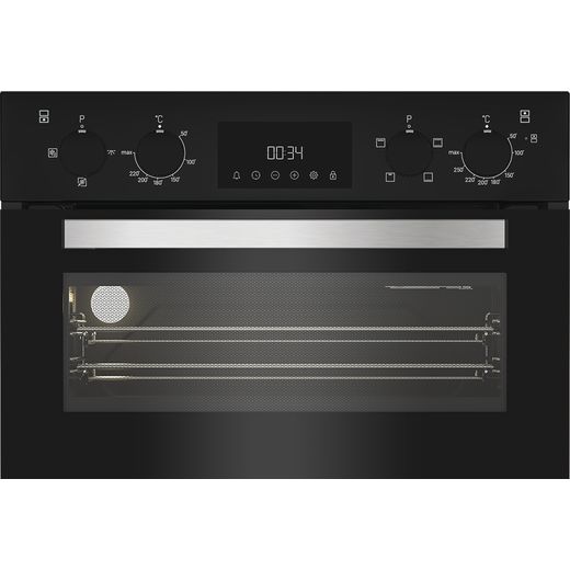 Hotpoint DIH 10D B Electric Double Oven Black - Control panel shot 
